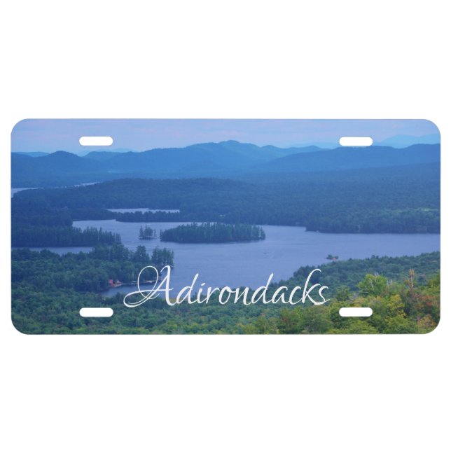 Adirondack Mountains License Plate (Front)