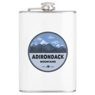 Adirondack Mountains New York Camping Flask