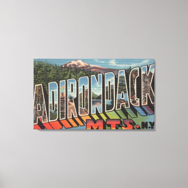 Adirondack Mountains, New York Canvas Print (Front)