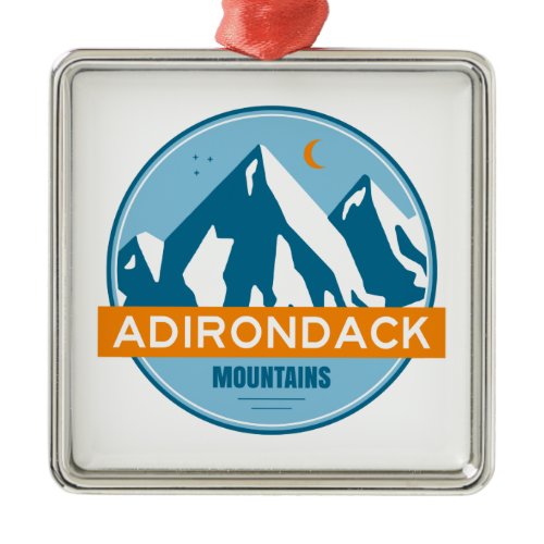 Adirondack Mountains New York Metal Ornament