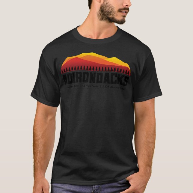 Adirondack Mountains - New York T-Shirt (Front)