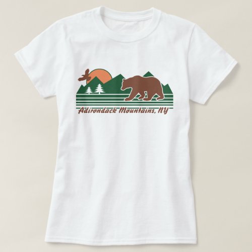 Adirondack Mountains NY T_Shirt