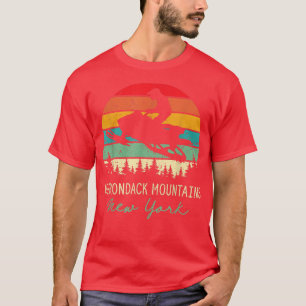 Adirondack Mountains Snowmobile Riding New York Sn T-Shirt