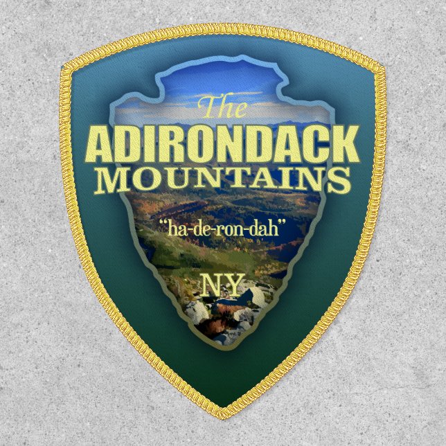 Adirondack Mtns (arrowhead)  Patch (Front)