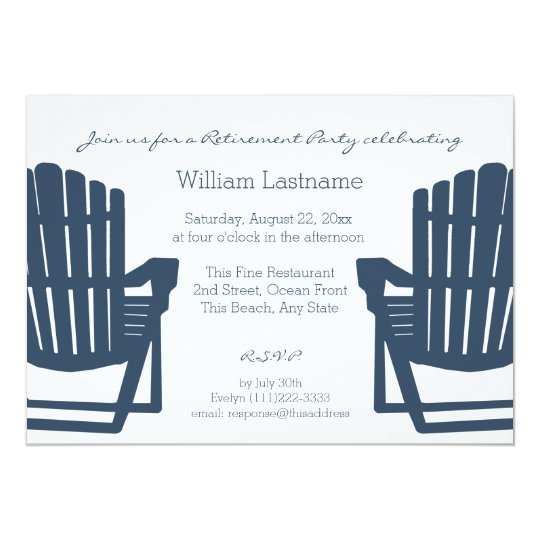 adirondack_navy_blue_beach_chairs_retirement_party_card r62cc3359e7a844d6a0196beee3012182_zkrqs_540