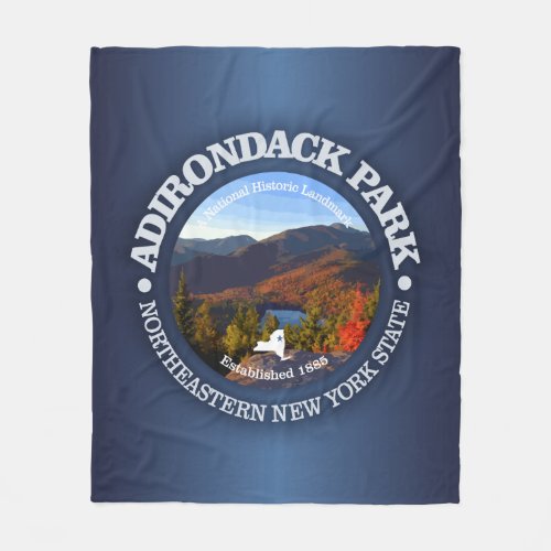 Adirondack Park Fleece Blanket