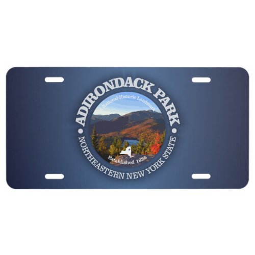 Adirondack Park License Plate