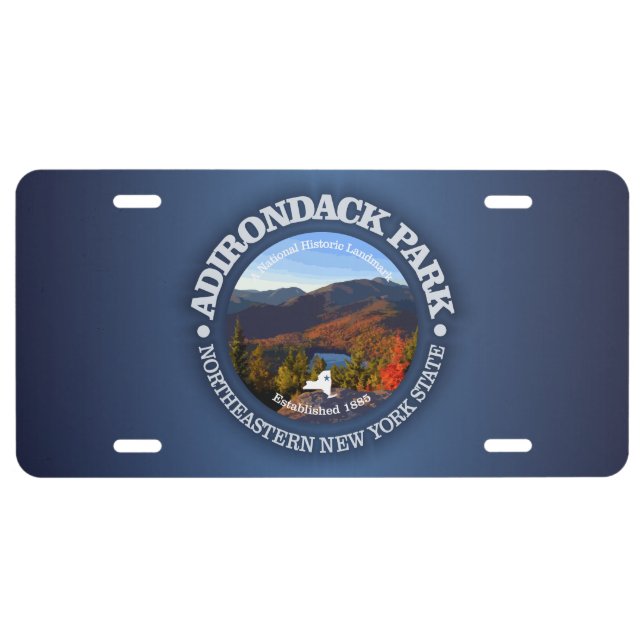 Adirondack Park License Plate (Front)