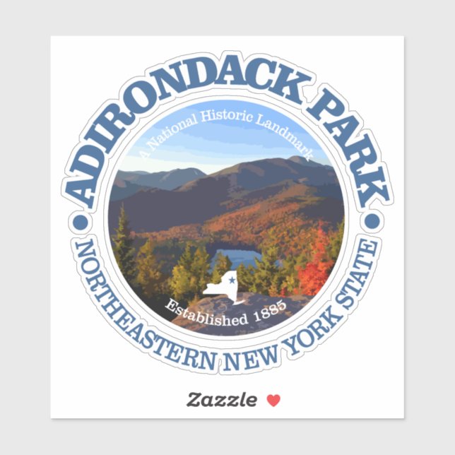 Adirondack Park Sticker (Sheet)