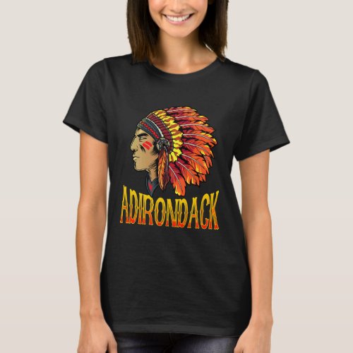 Adirondack Tribe Native American Adirondack Herita T_Shirt