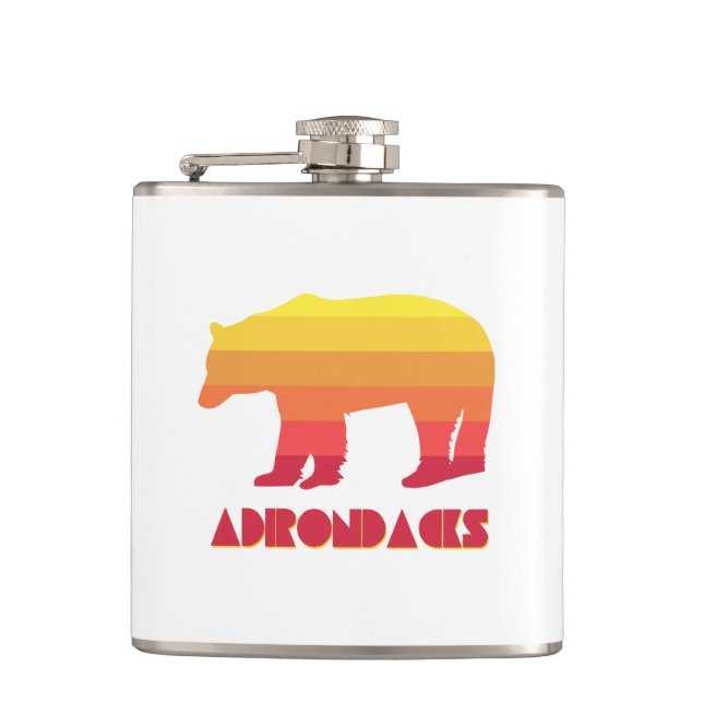 Adirondacks Bear Flask (Front)