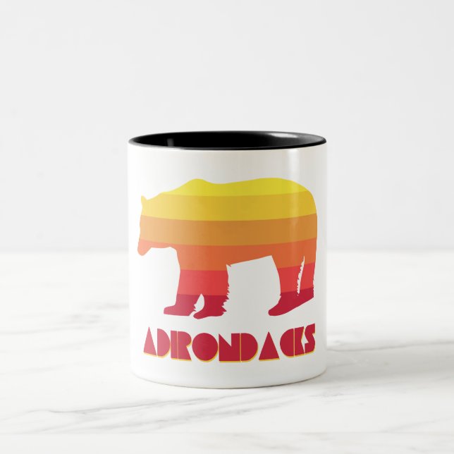 Adirondacks Bear Two-Tone Coffee Mug (Center)