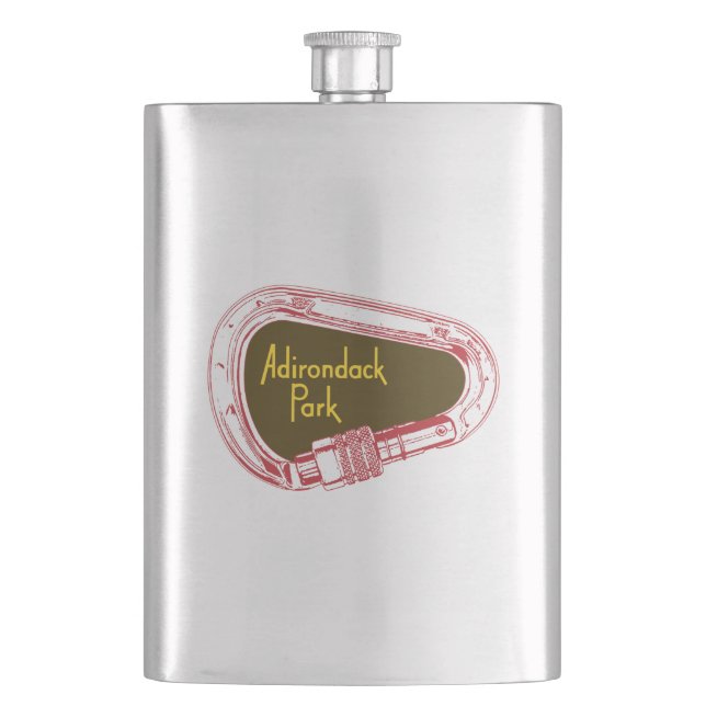Adirondacks Climbing Carabiner Flask (Front)