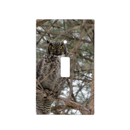 Adirondacks Great Horned Owl Light Switch Cover