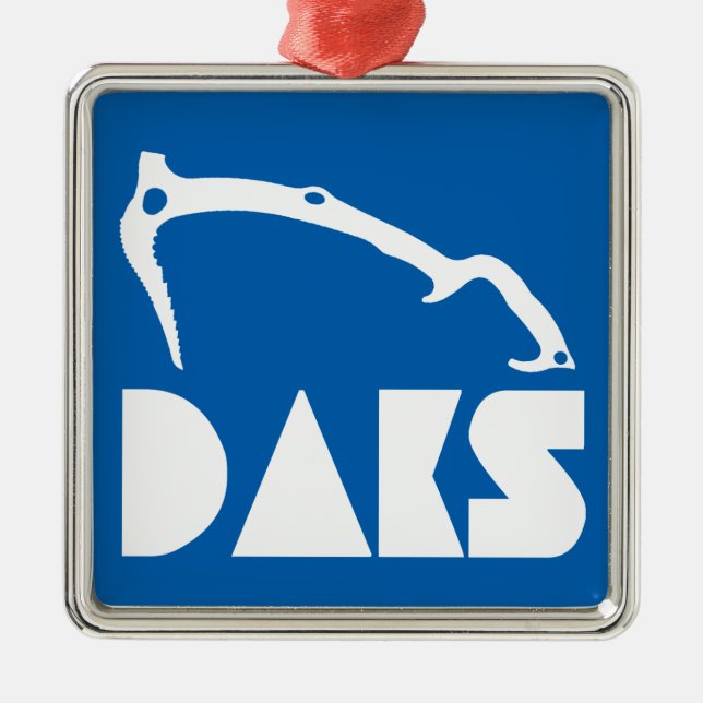Adirondacks Ice Climbing Metal Ornament (Front)