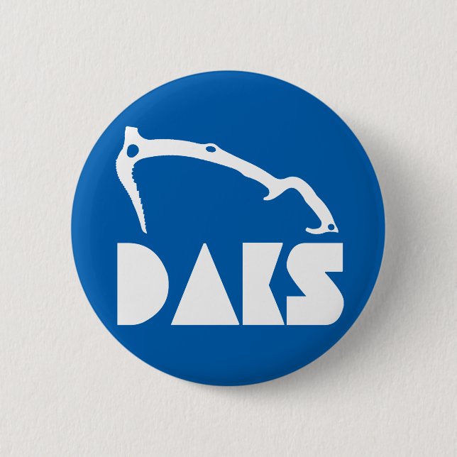 Adirondacks Ice Climbing Pinback Button (Front)