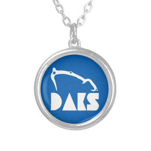 Adirondacks Ice Climbing Silver Plated Necklace