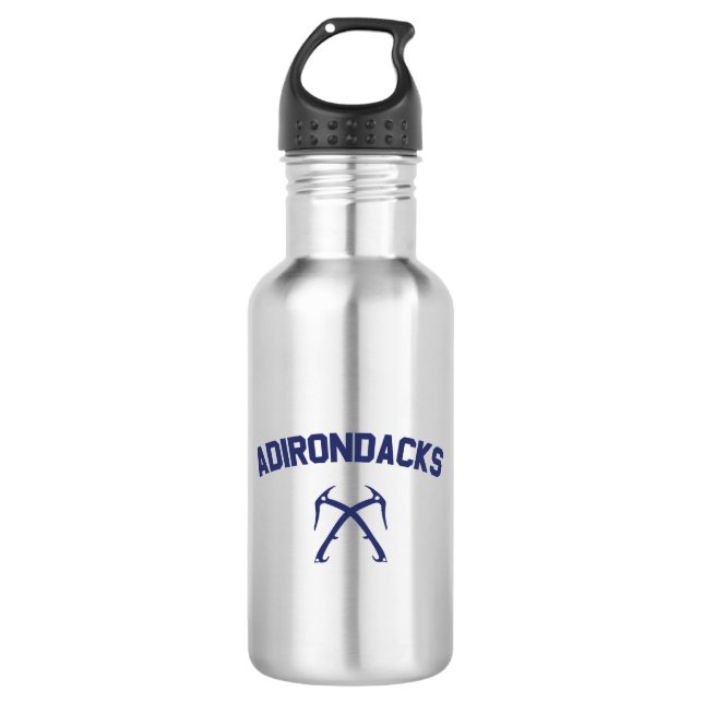 Adirondacks Ice Climbing Stainless Steel Water Bottle (Front)