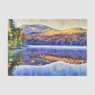 Adirondacks in the fall Heart Lake Tissue Paper