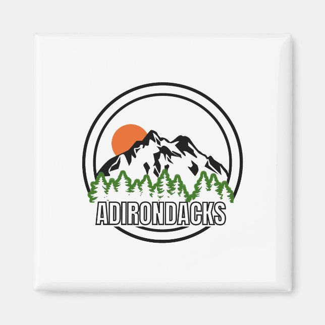  Adirondacks New York  Magnet (Front)