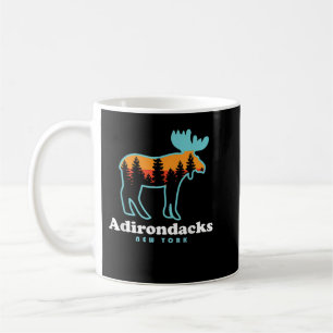 Adirondacks NY Moose Adirondacks New York Hiking Coffee Mug