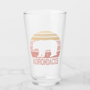 Adirondacks Retro Bear Glass
