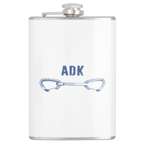 Adirondacks Rock Climbing Quickdraw Flask