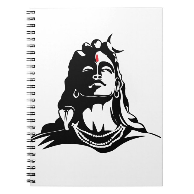 Adiyogi Mahadev Om Namah Shivaya Hindu Notebook (Front)
