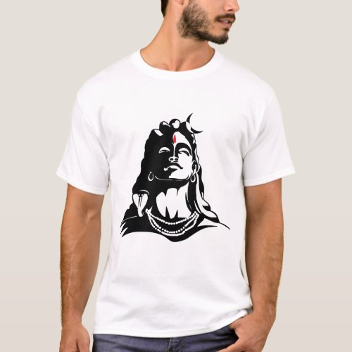 Adiyogi Mahadev Om Namah Shivaya Hindu T_Shirt