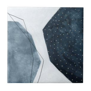 Adjacent Abstraction Ceramic Tile