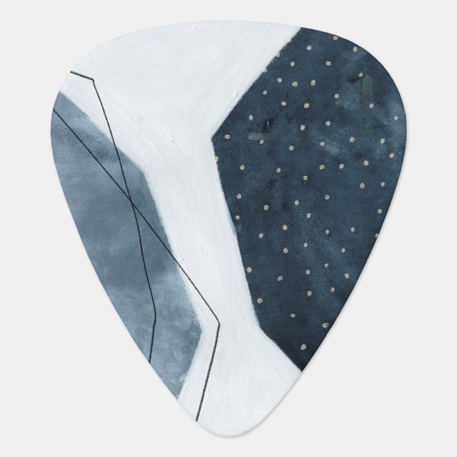 Adjacent Abstraction Guitar Pick (Front)