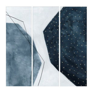 Adjacent Abstraction Triptych