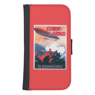 Adjudant Vincenot WWI Airship Promotional Poster Galaxy S4 Wallet Case
