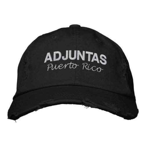Adjuntas Puerto Rico Embroidered Baseball Cap