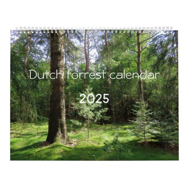 Adjust Hollands Forest Calendar (Cover)