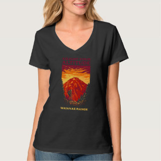 Adjust Your Altitude Waianae Range Hawaii Hiker T-Shirt