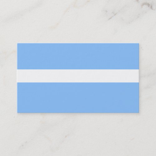 ADJUSTABLE Baby Blue &amp; White Business Card