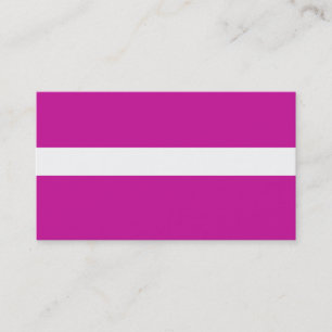 ADJUSTABLE Hot Pink & White Business Card