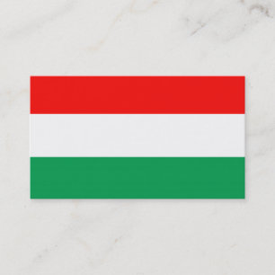 ADJUSTABLE Red, White & Green Business Card