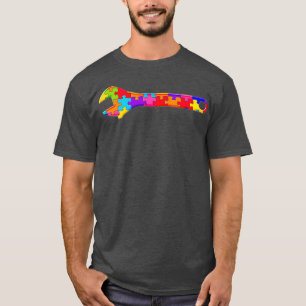 Adjustable Wrench Plumber Tool Jigsaw Autism T-Shirt