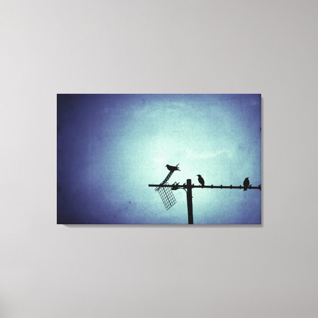 Adjustment in progress canvas print (Front)