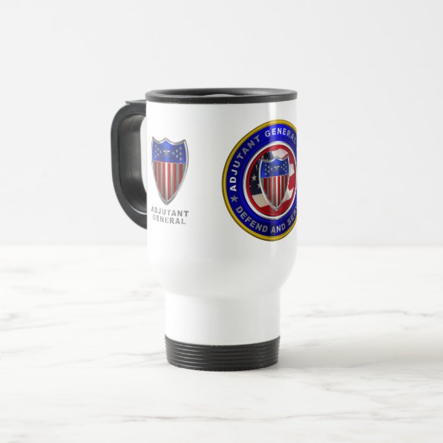 Adjutant General Corps  Travel Mug (Front Left)