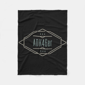 Adk46er High Peaks Adirondack Mountains, Hiking, C Fleece Blanket