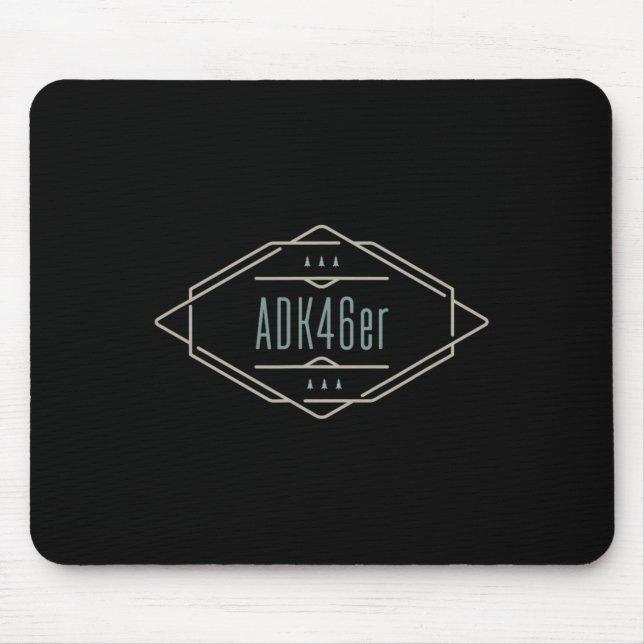 Adk46er High Peaks Adirondack Mountains, Hiking, C Mouse Pad (Front)
