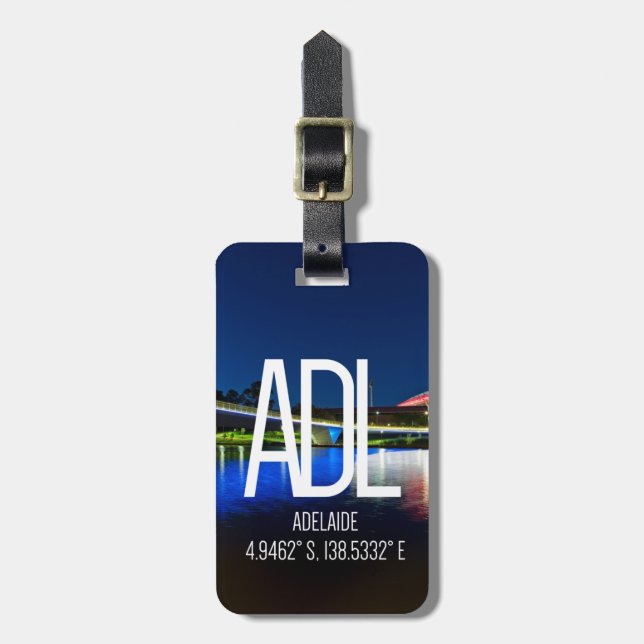 ADL Adelaide luggage tag (Front Vertical)