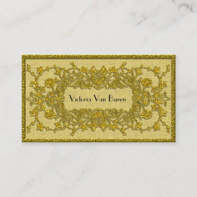 Adlamchelle Fall Elegant Professional Business Card (Front)