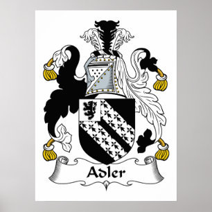 Adler Family Crest Poster