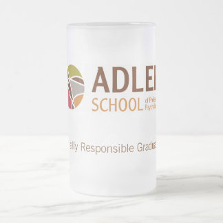 Adler School Frosted Glass Mug 2