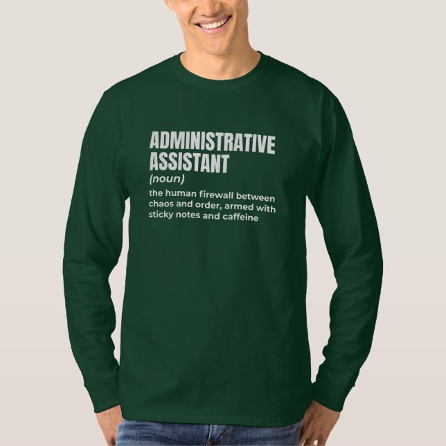 Admin Assistant Power T-Shirt (Front)