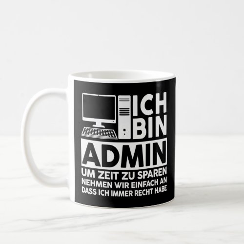 Admin It Expert Computer Science  Sayings  Coffee Mug